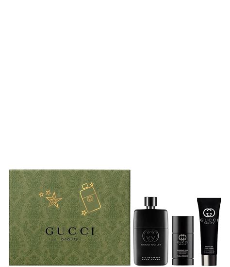 gucci guilty herren set|Gucci Guilty set for men.